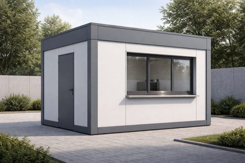 Киоск кассовый 3×2,5 м