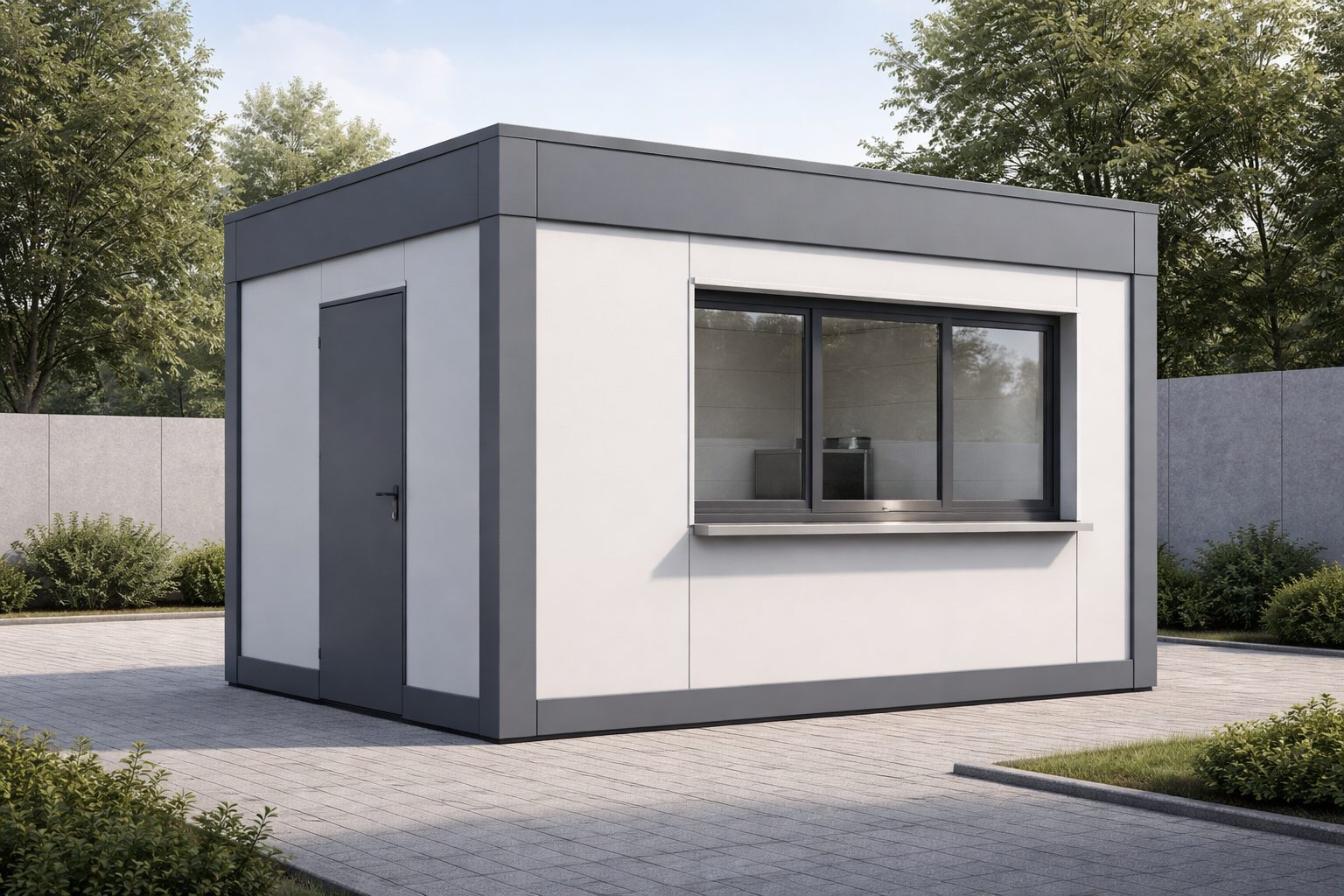 Киоск кассовый 3×2,5 м