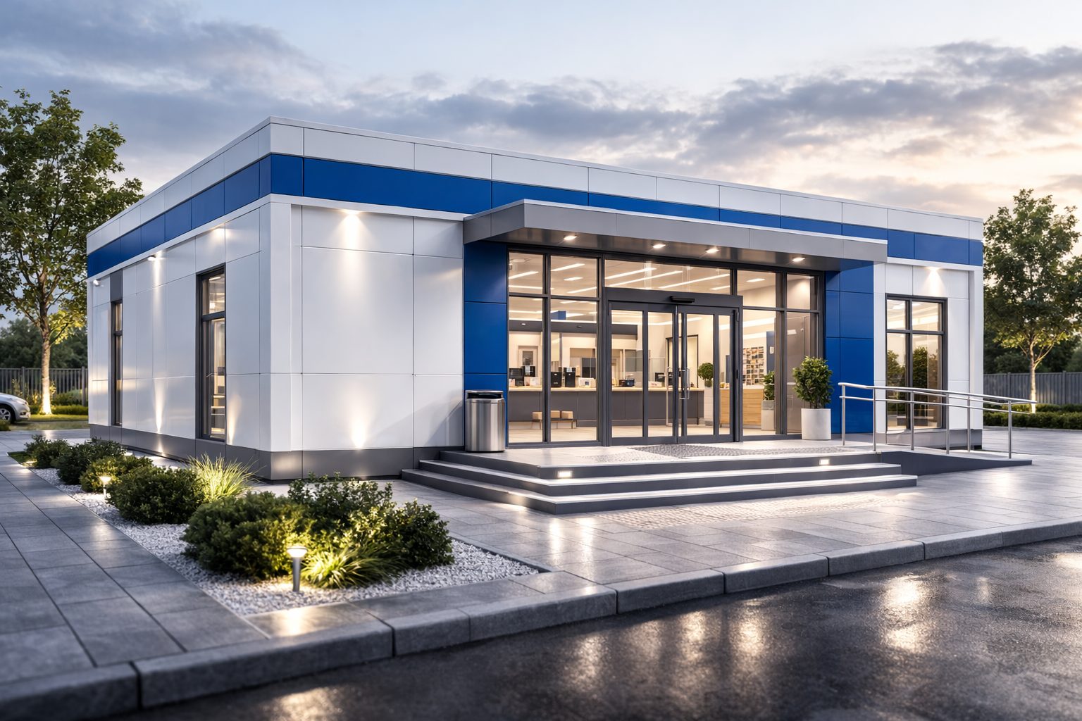 Модульное почтовое отделение с операционным залом